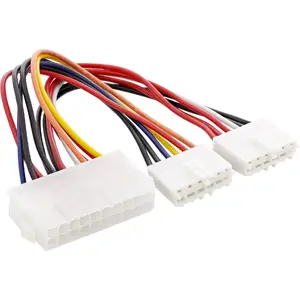 InLine ATX Power Adapter Cable Classic P8/P9 AT Mainboard Connector 0.20m