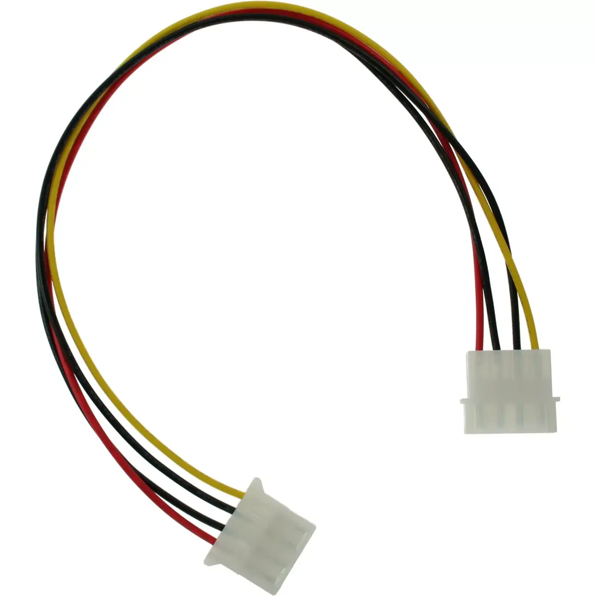 InLine Internal Power Y-Cable 1x 5.25" Molex / 2x 3.5" Floppy Photo 2