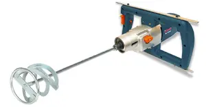 Rebir EM-1450E-2+WRG120 Electric Agitator 1450 W Two-Speed Power Tool with Mixing Paddle