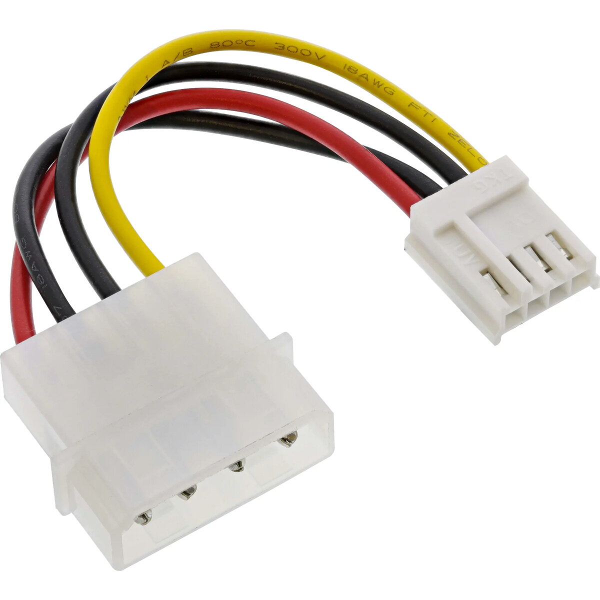 InLine Iekšējais strāvas adapteris Molex 4-pin