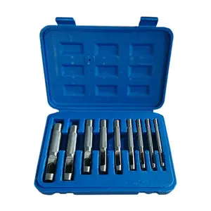 Leather punch Dedra 07B009 with 6 interchangeable sizes, durable steel construction