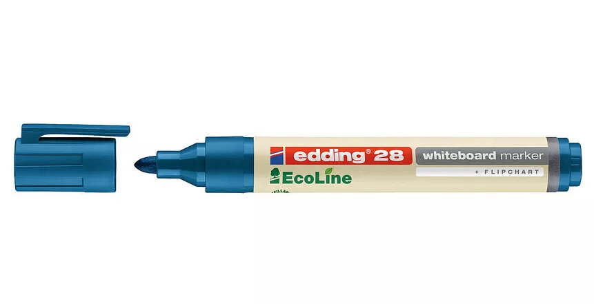 Whiteboard marķieris Edding 28 Zils, apaļš