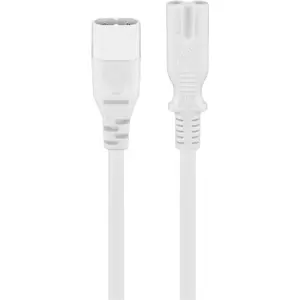 Extension Cable C7/C8 Goobay 2m White