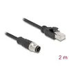 Network Cable DeLOCK M12 Cable D-coded 4 pin male to RJ45 male Photo 3