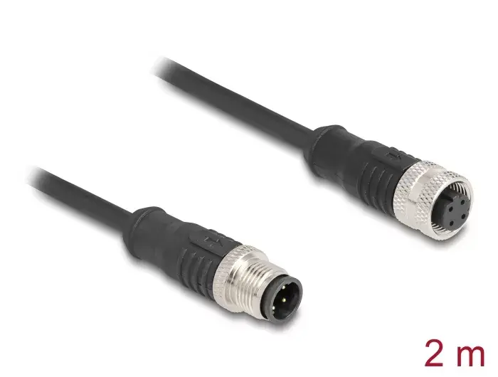 Tīkla kabelis DeLOCK M12 Cable D-coded Photo 3