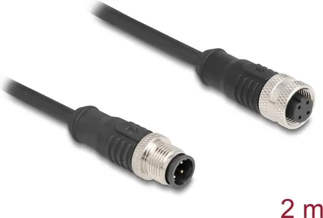Tīkla kabelis DeLOCK M12 Cable D-coded