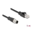 Tīkla kabelis DeLOCK M12 Cable A-coded 8 pin male to RJ45 male Photo 3