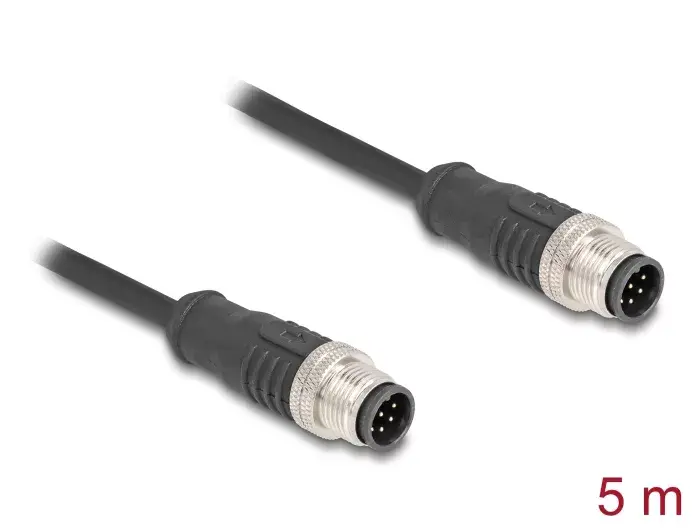 Tīkla kabelis DeLOCK M12 Cable A-coded Photo 3