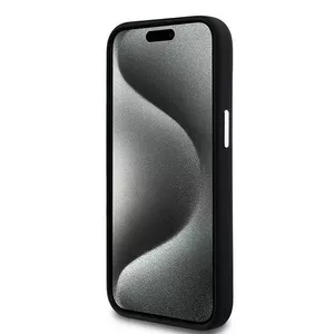 Чехол Hardcase DKNY DKHMP15MSMCHLK для iPhone 15 Plus / 14 Plus — 6.7" черный жидкий силикон