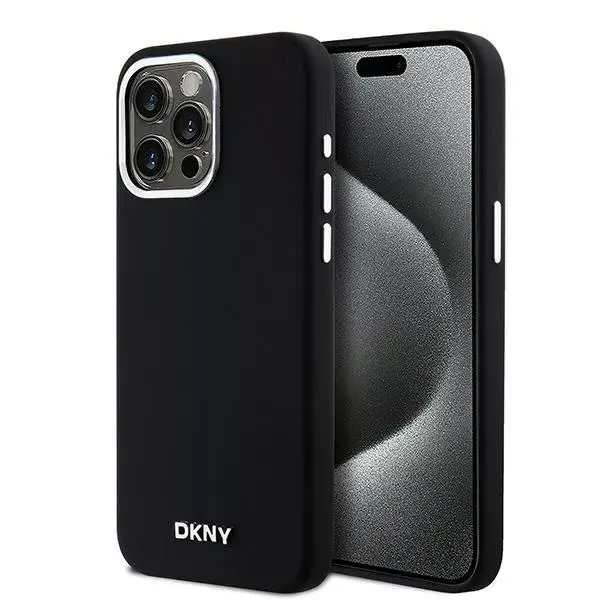 Hardcase DKNY iPhone 15 Pro Max šķidrā silikona melns Photo 8