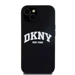 Чехол Hardcase DKNY DKHMP15MSNYACH для iPhone 15 Plus / 14 Plus 6.7" жидкий силикон чёрный
