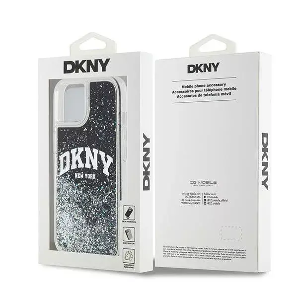 Ciets DKNY vāciņš Apple iPhone 15 — Liquid Glitter Photo 2