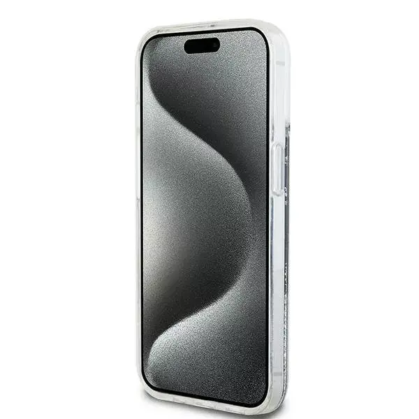 Ciets DKNY vāciņš Apple iPhone 15 — Liquid Glitter Photo 3