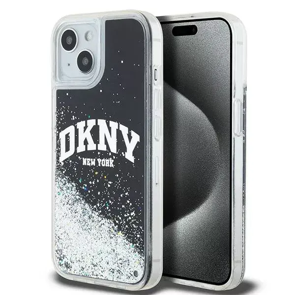 Ciets DKNY vāciņš Apple iPhone 15 — Liquid Glitter Photo 5