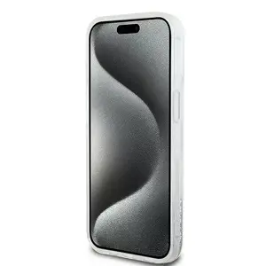 Hardcase DKNY protective case for Apple iPhone 15 — Liquid Glitter Big Logo, Black