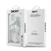Cieta korpuss DKNY priekš iPhone 15 — Liquid Glitter melns Photo 5