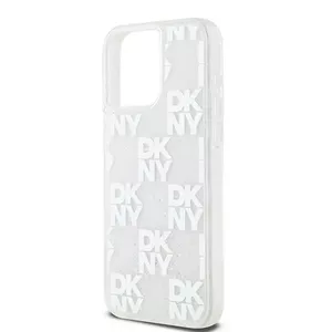 Чехол DKNY DKHCP15XLCPEPT для iPhone 15 Pro Max 6.7" Liquid Glitter Multilogo