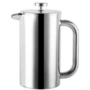 Stainless steel double-walled press jug Rune 1,5L