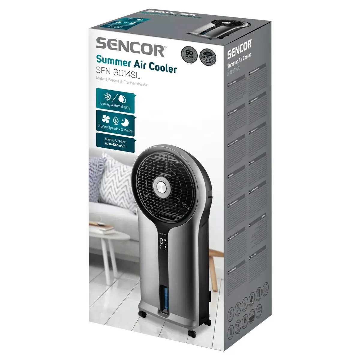 SENCOR SFN9014SL air cooler — 3-in-1, 5.5 L Photo 5