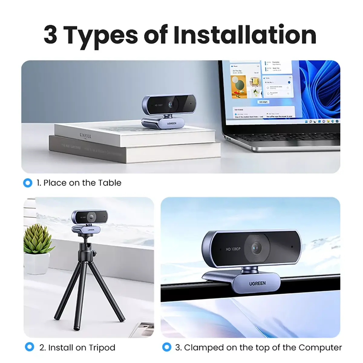 UGREEN CM678 USB HD Webcam 1080p Photo 10