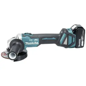 Аккумуляторная углошлифовальная машина Makita DGA513RTJ 18 В, диск 125 мм