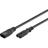 Extension Cable Goobay C7/C8 2m Photo 2