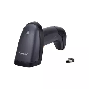 Equip 351024 svītru kodu lasītājs Rokas svītrkodu skeneris 1D/2D LED Melns