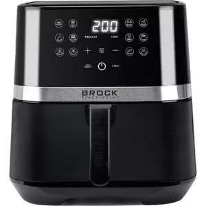 Аэрофритюрница BROCK DAF 6502 емкостью 6.5Л, мощностью 1800Вт, с 12 программами, регулируемым термостатом и таймером