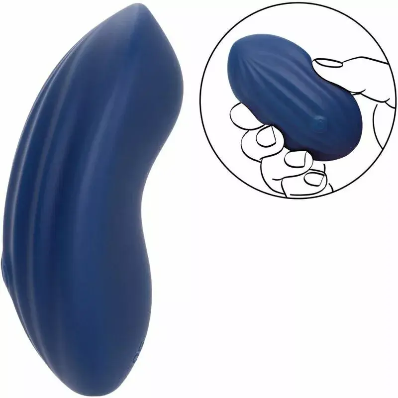 Vibrators California Exotics Cashmere Velvet Curve Blue Photo 8