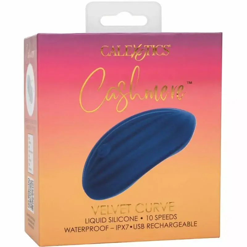 Vibrators California Exotics Cashmere Velvet Curve Blue Photo 13