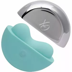 Massager California Exotics Ovation Applause D-239258 Aqua Green — curved wand-style personal massager