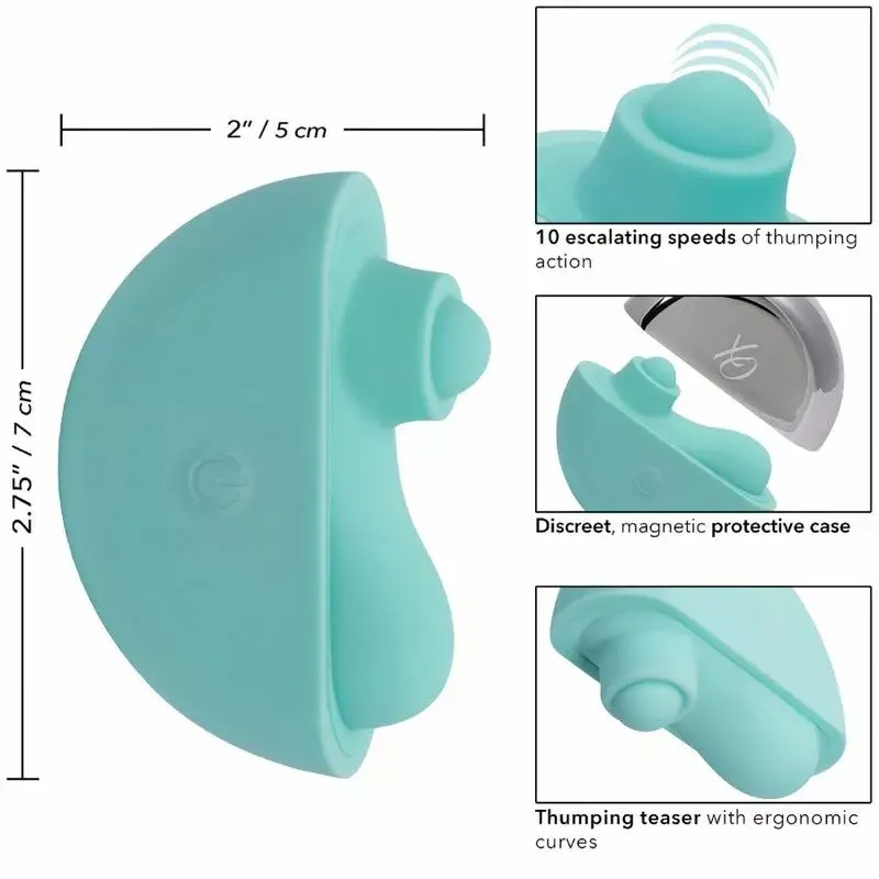 Massager California Exotics Ovation Acclaim Aqua Green Photo 13