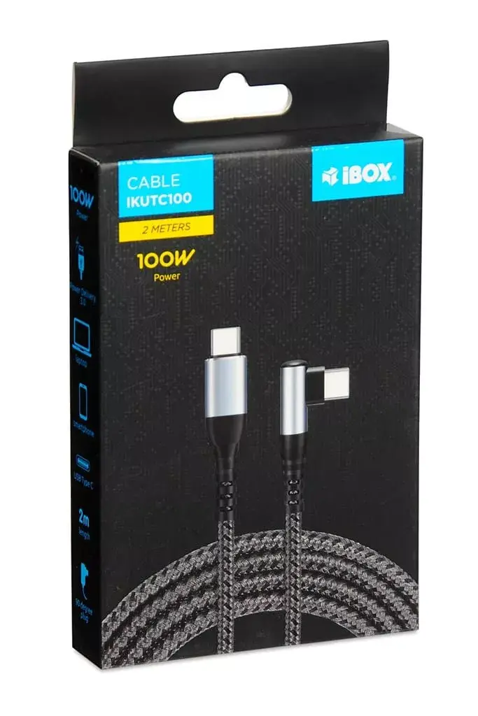 IBOX IKUTC100 кабель USB-C—USB-C 2 м Photo 3