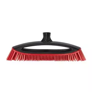 VILEDA replaceable broom head model 173814, technopolymer, black/red, for cat and dog hair