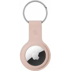 Protective silicone case with key ring for Apple AirTag - Crong (pink)