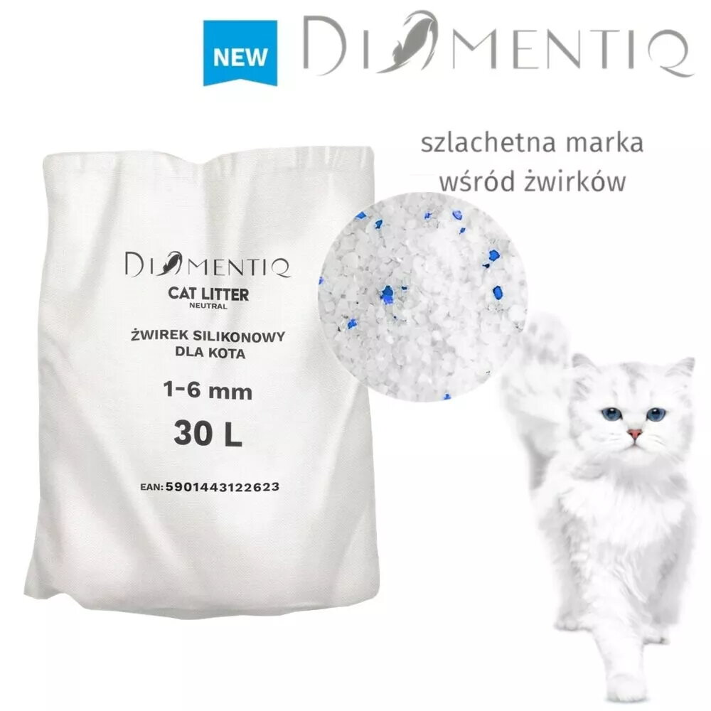 Kaķu tualetes pakaiši DIAMENTIQ Neutral salīmējoši