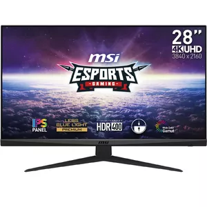 MSI G281UVDE monitori 68,6 cm (27") 3840 x 2160 pikseļi 2K Ultra HD Melns