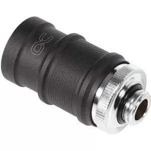 Quick Disconnect Fitting Alphacool ES BLH1A Push-in Female AG Chrome Black Matte