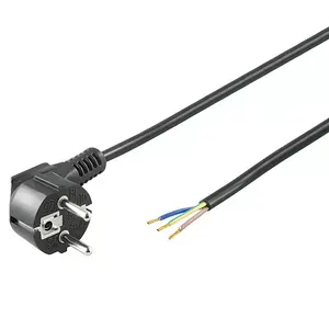 Cable Goobay CEEE 7/7 Black 5 m CEE7/7 96034 WENTRONIC