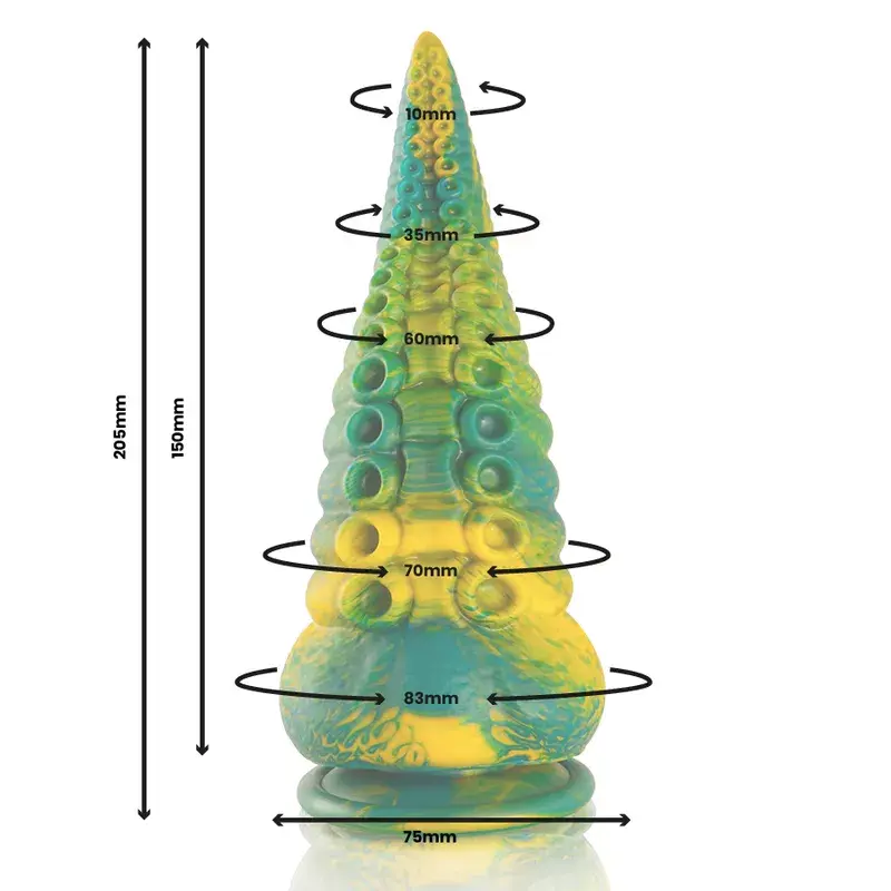 Dildo EPIC CETUS GREEN TENTACLE DILDO Photo 2