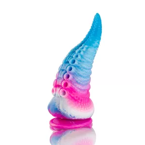 Dildo EPIC Silicone Blue — small tentacle design, body-safe silicone