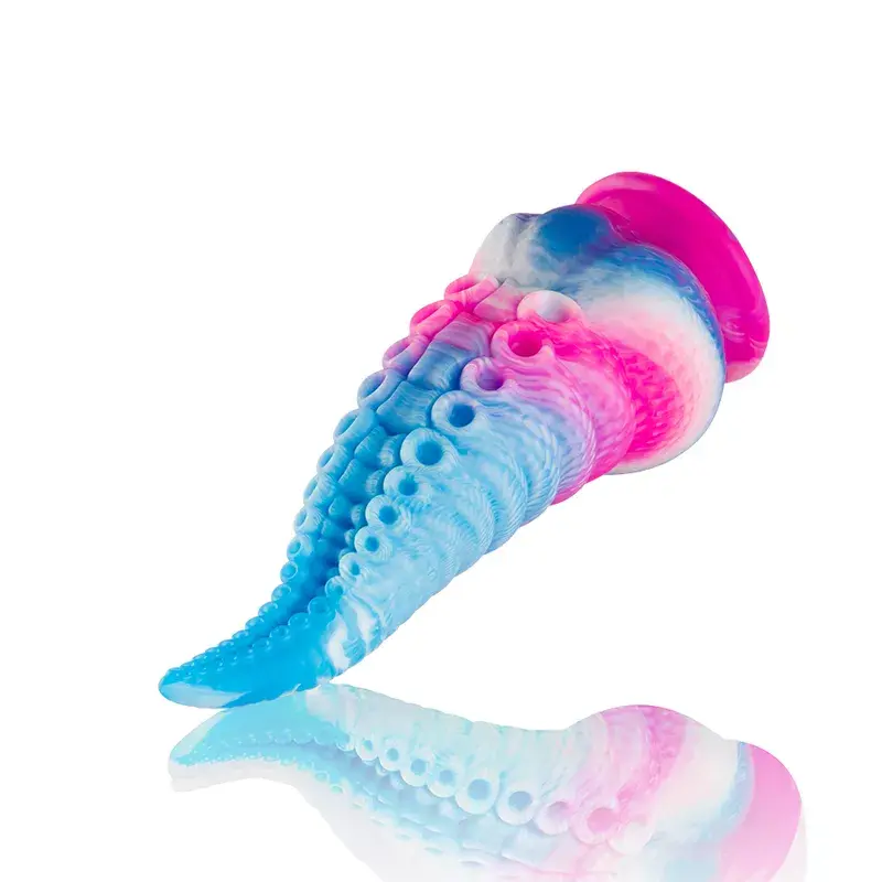 Dildo EPIC Silicone Blue — small tentacle dildo Photo 3