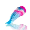 Dildo EPIC Silicone Blue — small tentacle dildo Photo 3