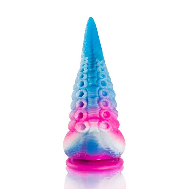 Dildo EPIC Silicone Blue — small tentacle dildo Photo 4