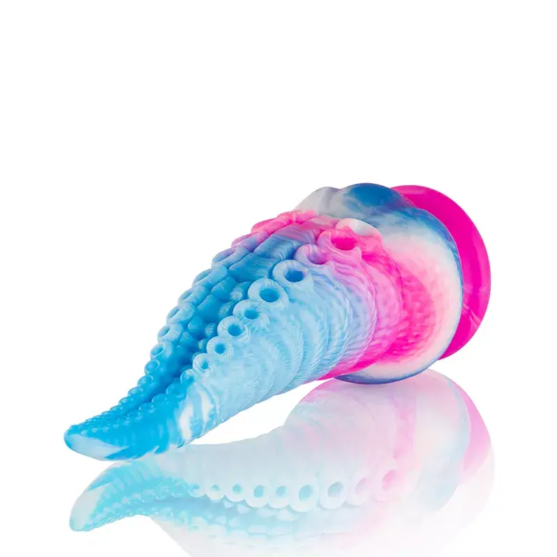 Dildo EPIC Silicone Blue — small tentacle dildo Photo 5