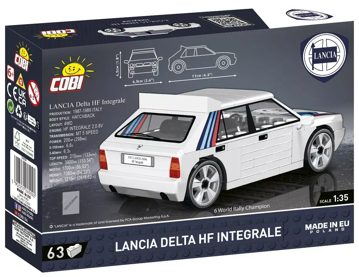 Cobi Lancia Delta HF Integrale Construction Set Photo 3