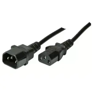 Cable ShiverPeaks 1.0m C13 - C14 Black 1 m C14 coupler C13 coupler