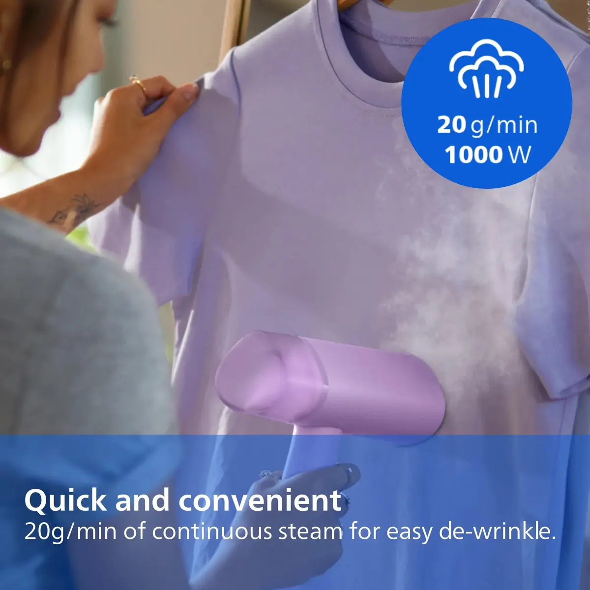 Philips 3000 series STH3010/30 Handheld Steamer Photo 12