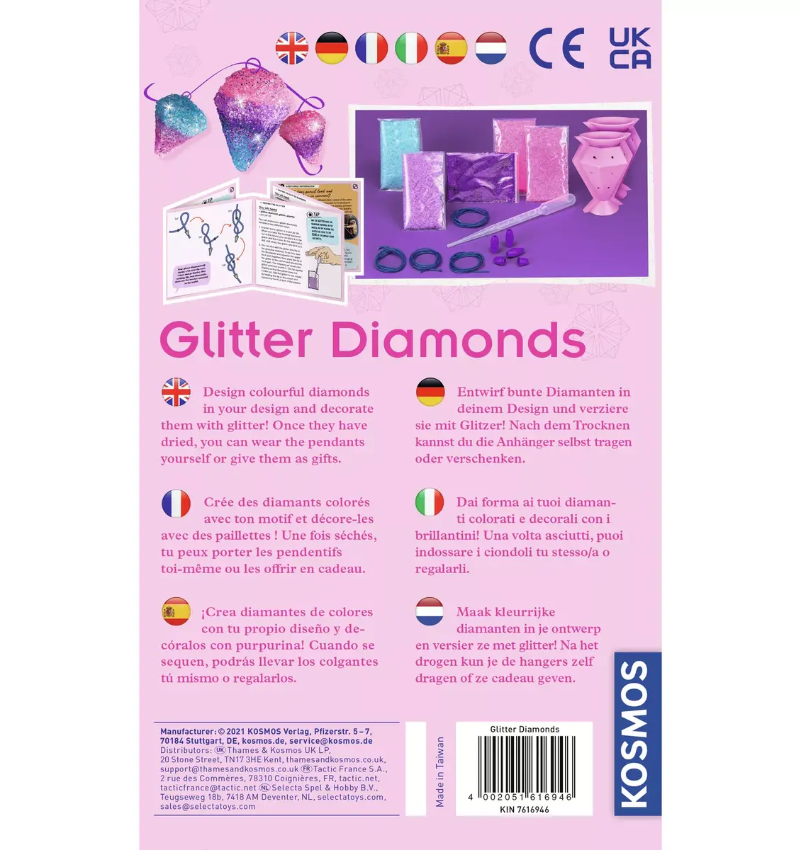 Набор для экспериментов Kosmos Kosmos Glitter Diamonds Photo 4