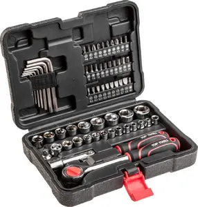 Socket and bit set Top Tools 63 pcs 3/8" drive